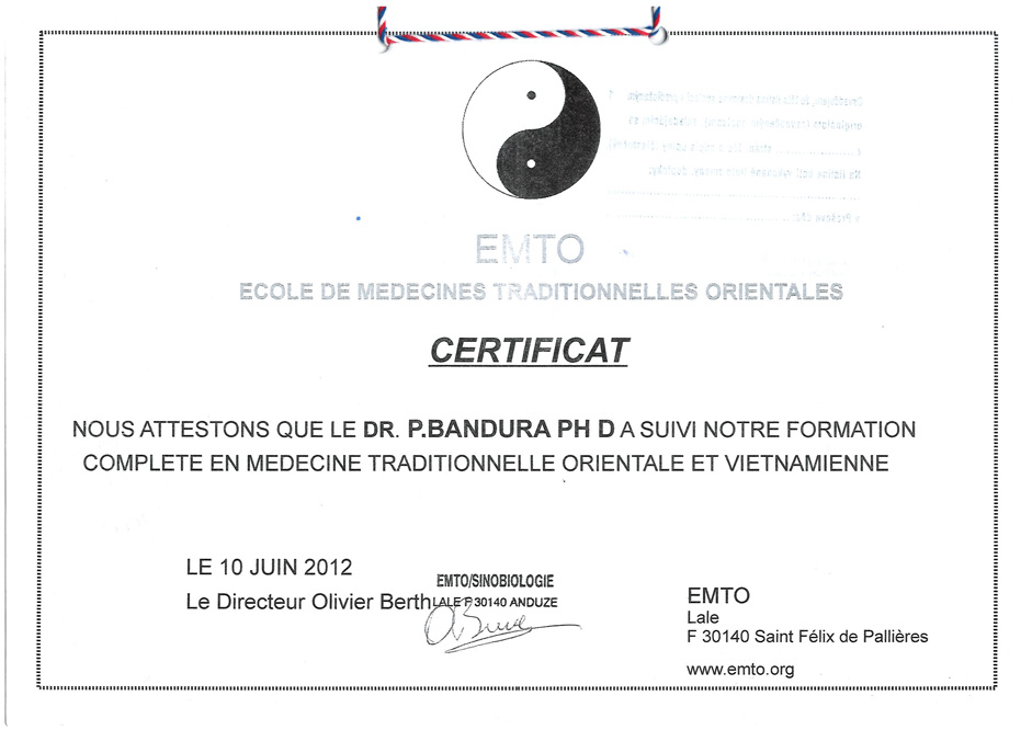 EMTO certifikát vietnamská medicína